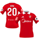 Sevilla FC 25/26 Adult Second Shirt – Red
